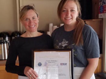 McKenna of Sunup Bakery Recognized as Patriotic Employer